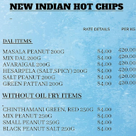 New Indian Hot Chips menu 1