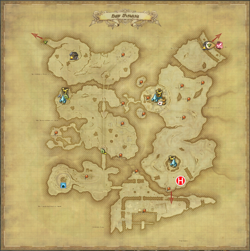 トレジャーハントMAP G12地図座標