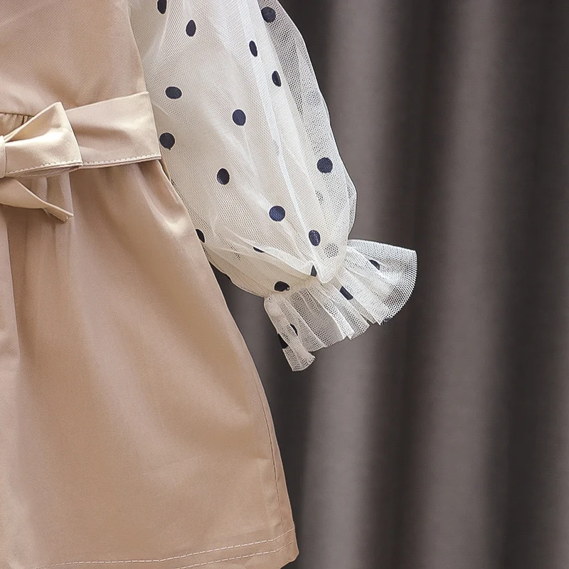 Title 4, Meisjes Mid-length Dunne Trenchcoat Lente Zomer...