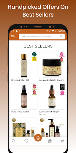 Screenshot Coupons for Kama Ayurveda