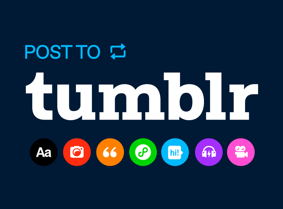 Tumblr – Post to Tumblr Preview image 1