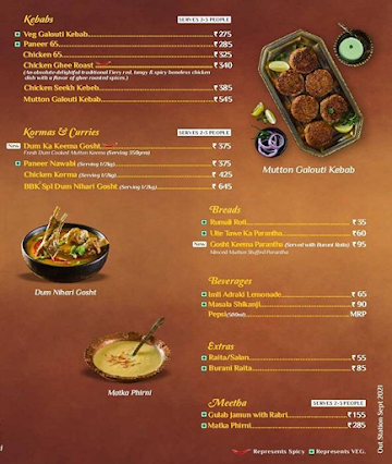 Biryani By Kilo menu 