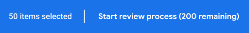 Example of where to click to start a review for multiple page-level issues in the Policy center