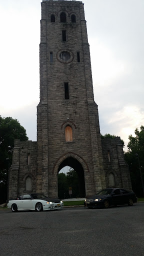 Alpine Stone Clock Tower