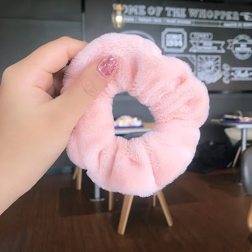 Title 7, Plush Hair Ring Large Intestine Ring Candy Colo...