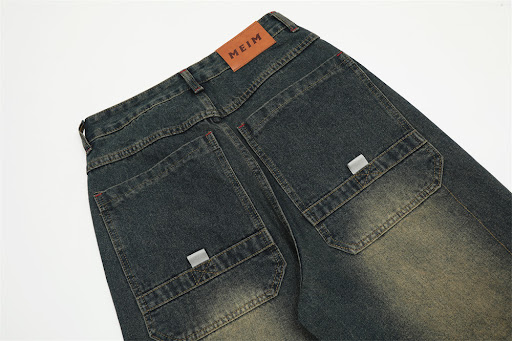 Title 6, Mens Fashion Denim Cargo Pants Trousers, Styli...