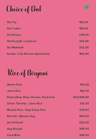 Sardarji Da Kitchen menu 6