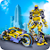 Flying Police Bike Transform Robot Shooting Games icon