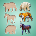 Puzzle Game Animals for Kids