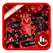 Live 3D Blooming Red Rose Keyboard Theme  Icon