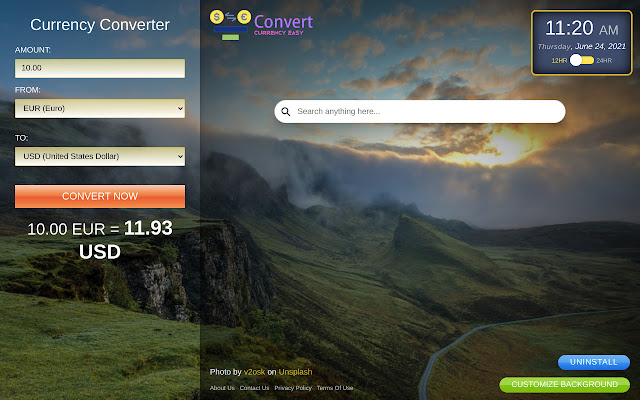 Convert Currency Easy Extension chrome extension