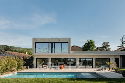 Buy this luxury house in Limonest (69760) - Modern house with swimming pool and garden