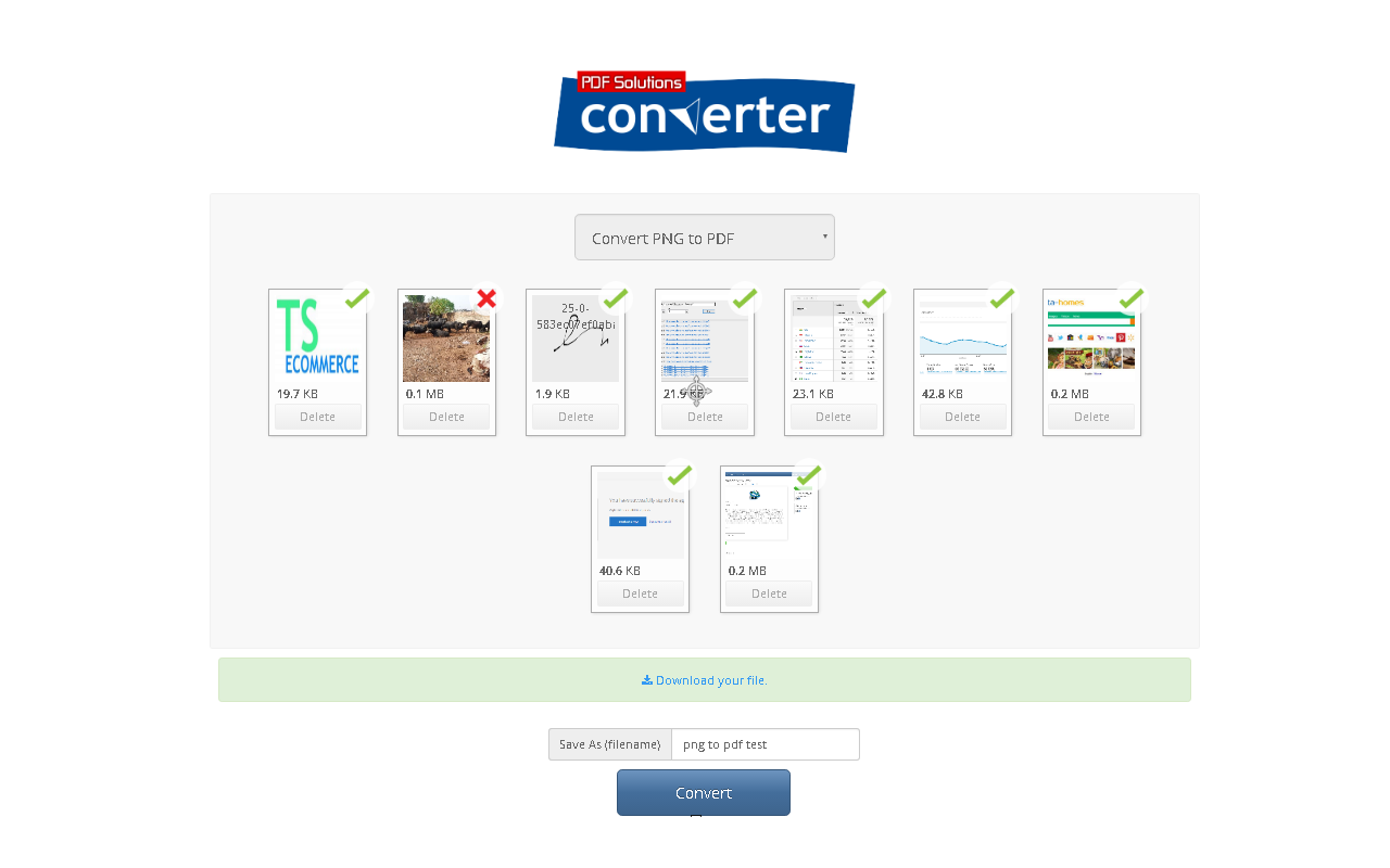 PNG to PDF Converter Preview image 1