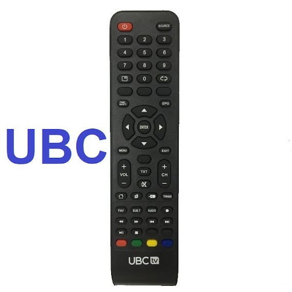 Remote Điều Khiển Tivi Ubc Smart Mẫu 2