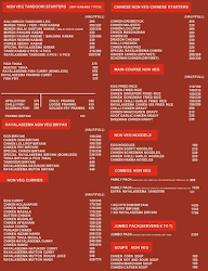 New Pyasa Restaurant and Bar menu 1