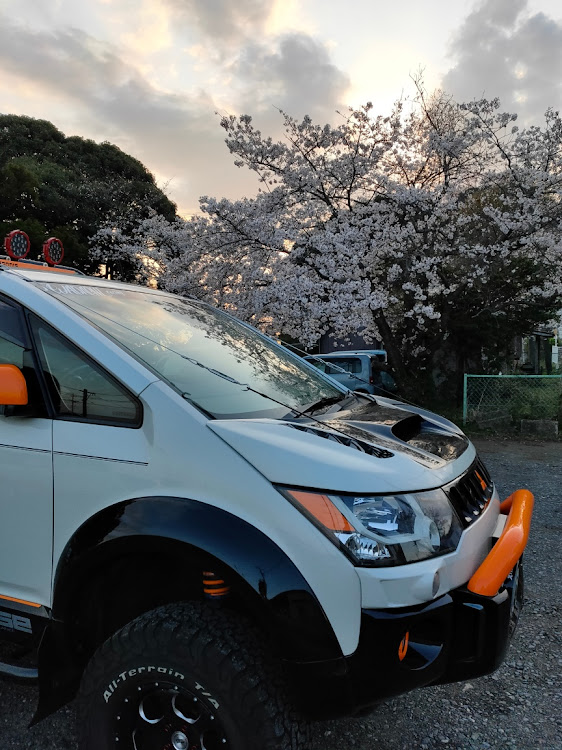 デリカD:5のkaddis・桜と愛車・キャンプに関するカスタム事例の投稿画像1枚目