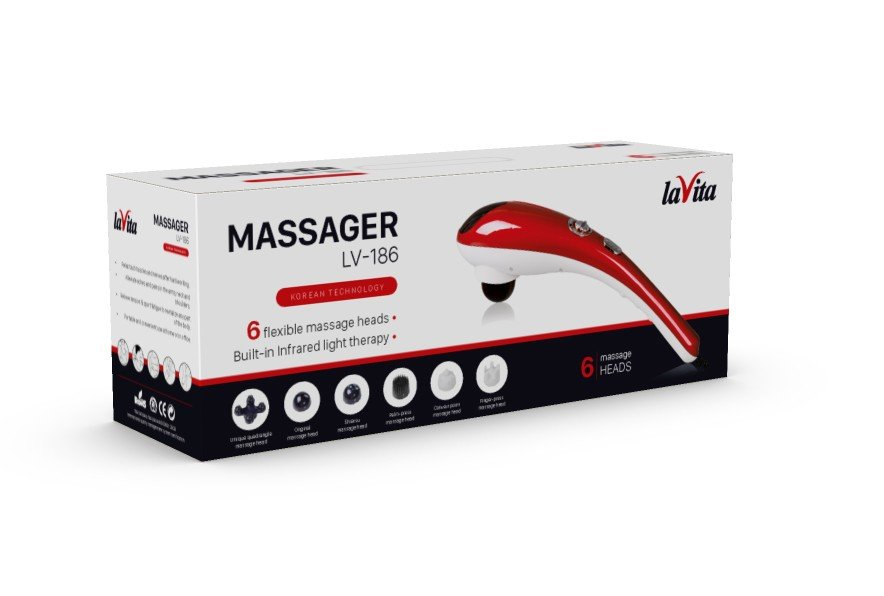 MÁY MASSAGE CẦM TAY 6 TRONG 1 LAVITA LV-186 giá 360.000 VND