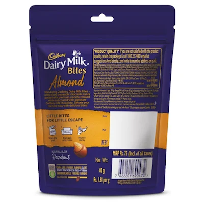 CADBURY DAIRY MILK ALMOND BITES 40GM