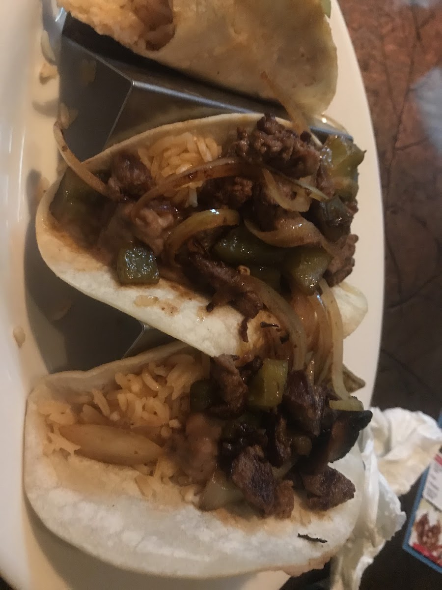 Gluten-Free Tacos at Casa Margaritas