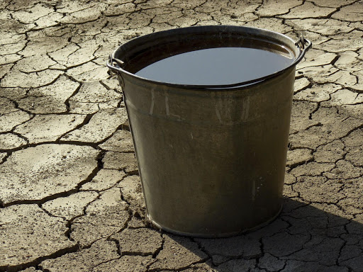 Bucket full of water.