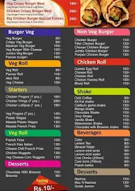 Kings Burgers House menu 1