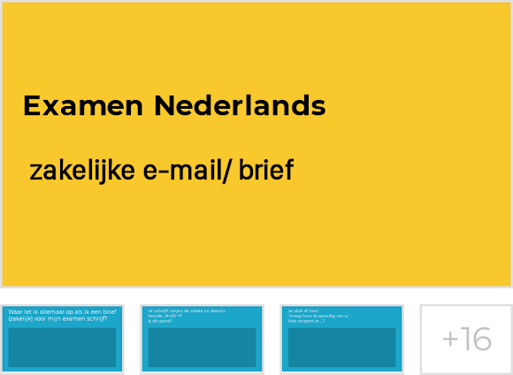 Examen Nederlands Zakelijke E Mail Brief Lessonup