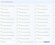 Chitale Express menu 2