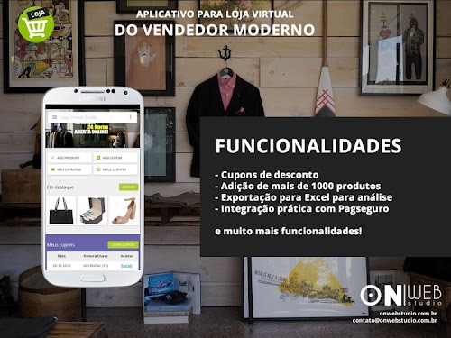 Android application Minha Loja Virtual screenshort