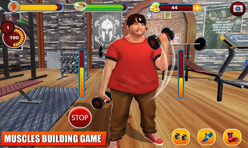 Screenshot Fat Boy Gym Fitness Games