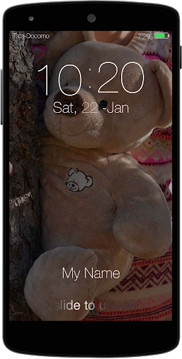 Teddy Bear Passcode Lockscreen