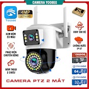 Camera Wifi Yoosee 2 Ống Kính 4.0Mp | 1 Ống Kính Ys - 2031 3.0Mp, Quay Đêm Có Màu, Xoay Theo Chuyển Động, Đàm Thoại