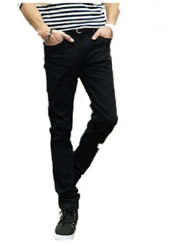 Cropped jeans with holes in the kne - 1
