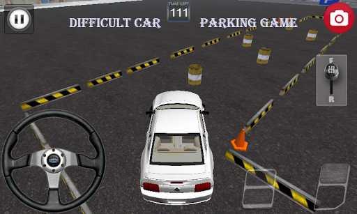 Difficult car parking game