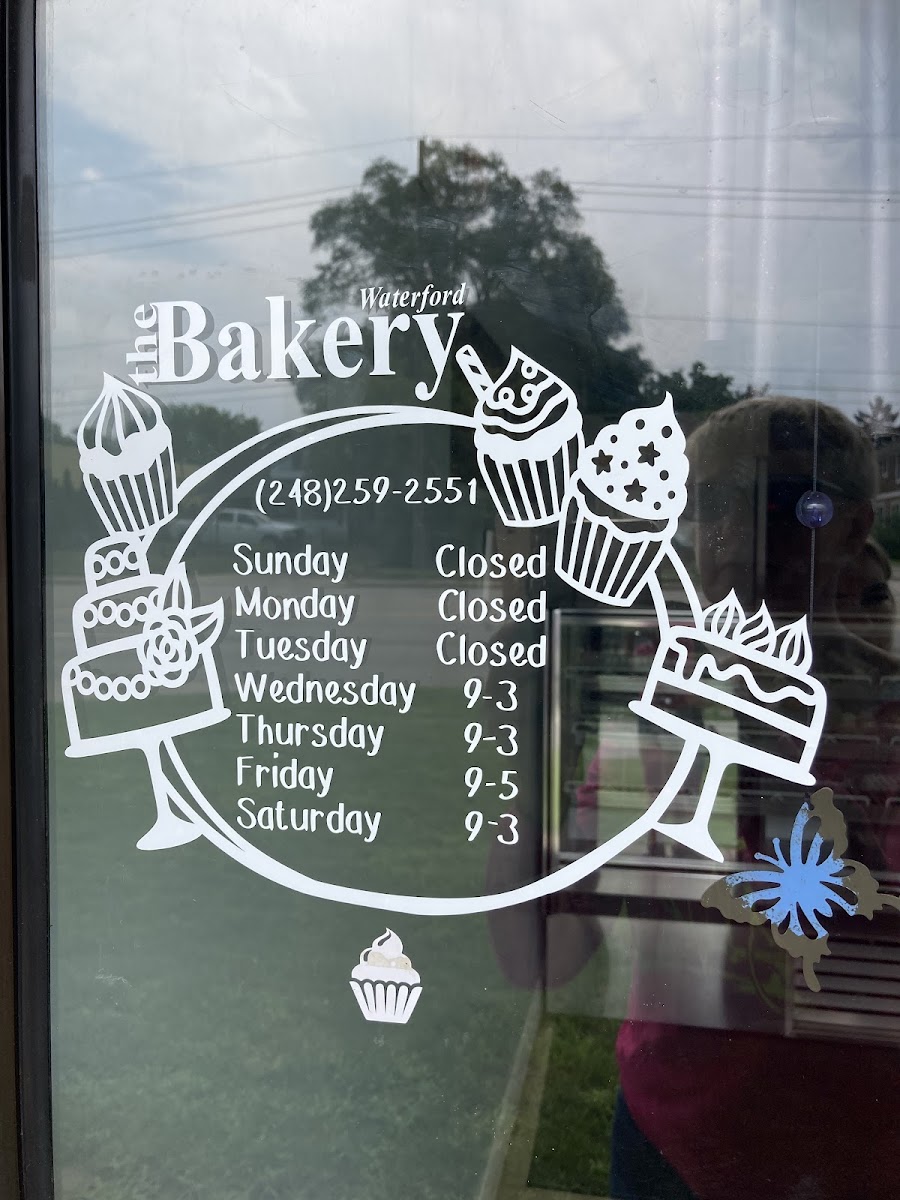 The Bakery Waterford gluten-free menu