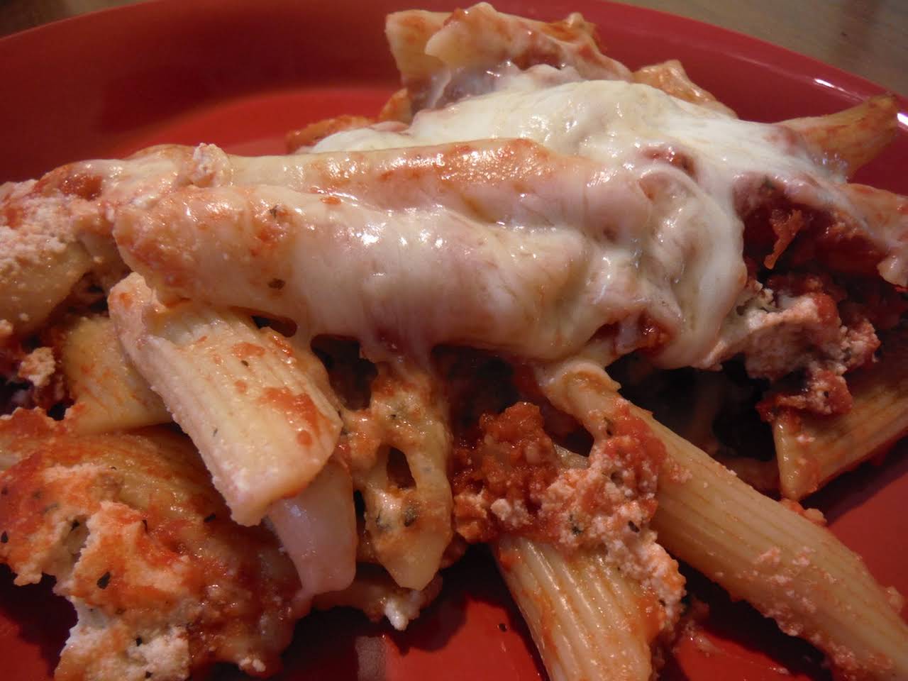 Baked Ziti with Italian Turkey Sausage - The Recipe Rebel