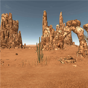 VR Relax Desert 3D Cardboard  Icon