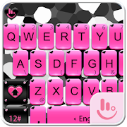 Pink Zebra Keyboard Theme  Icon