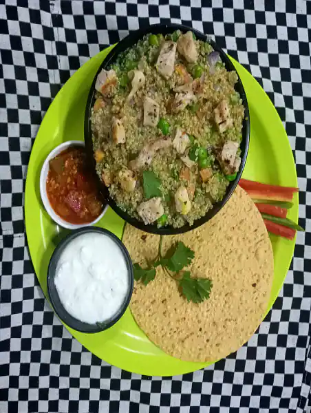 Chicken Daliya Khichdi