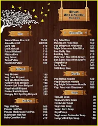 Hotel Hungry Birds menu 5