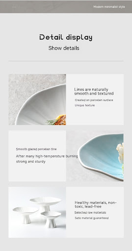 Title 12, Ceramic Home Snacks High-leg Plate Display Dish...