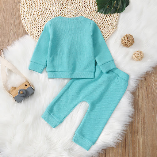Title 2, Autumn Rainbow Rope Simple Childrens Suit desi...