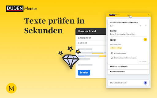 Duden-Mentor-Textprüfung