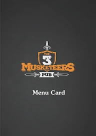 The 3 Musketeers Pub menu 1