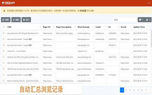 WebSpy-外贸客户开发好帮手