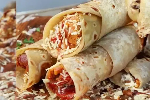 Spicy Tandoori Paneer Tortilla Wrap