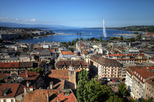 Geneva has the highest number of millionaires per square kilometre in the world.