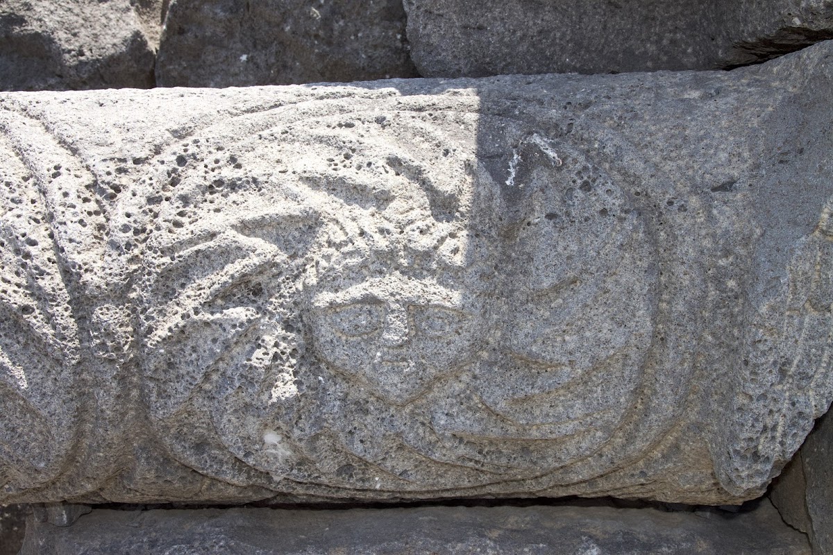 Head of Medusa in the Synagogue at Chorazim