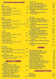 Krazy Kitchen menu 1