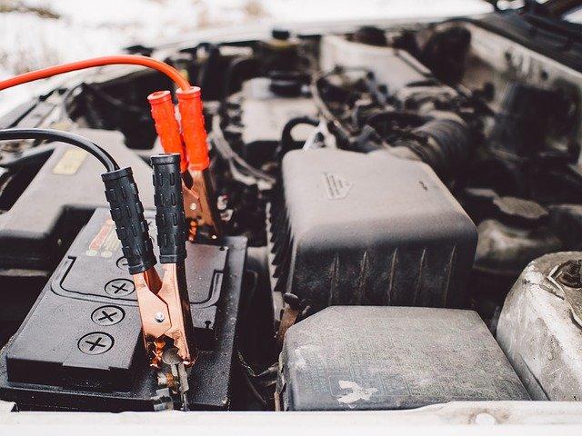 Jumper Cables, Battery, Engine, Car, Automotive