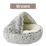 Brown short plush